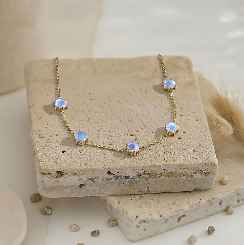Moonstone minimalist station necklace handmade bridal jewelry gift
Elegant Moonstone minimalist silver necklace for layering everyday wear
Moonstone minimalist necklace gift for wife dainty birthstone jewelry
Delicate Moonstone minimalist station necklace with bezel gemstones