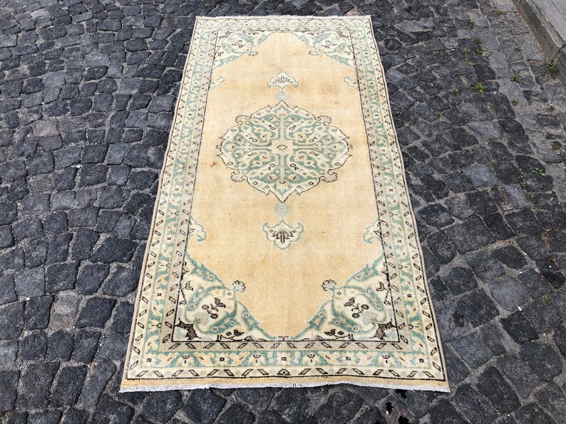 3.3x6.7 ft, Turkish Rug, Muted Rug, Faded Rug, shops Neutral Rug, Handmade Rug, Boho Rug, Morrocan Rug, Indian Rug, Berber Rug, Decorative Rug
