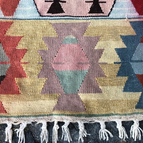 3.7x5.3 ft, Kilim Rug, Turkish shops Rug, Handmade Rug, Bedroom Rug, Nayajo Rug, Morrocan Rug, Colorful Rug, Southwestern Rug, Flatweave Rug