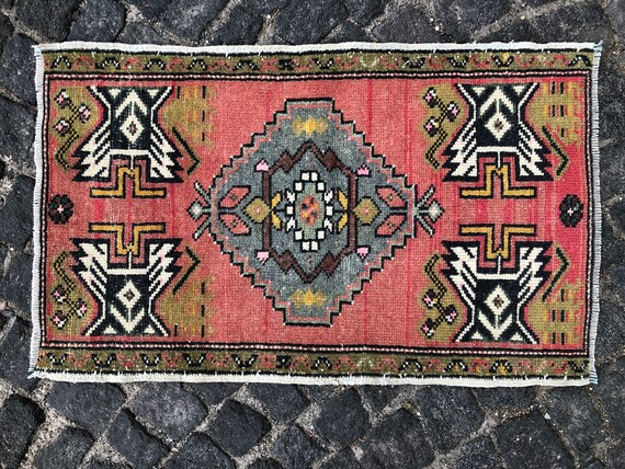 Old Rug Maker Floor & Rugs old rugs,door mat rugs 1.8x3.0 feet vintage mini rug ...