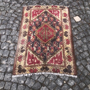 3.0x4.3 ft, Turkish Small Rug, Handwoven Bath Rug, Kitchen Rug, Morrocan Rug, Kilim Rug, Muted Rug, Neutral Rug, Oushak Rug, Pastel Rug