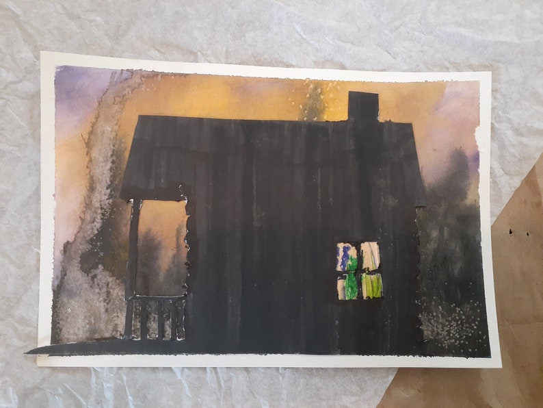 Small Salted Cabin Collage