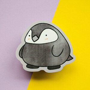 Pingüino Chonky / Adhesivo de vinilo mate