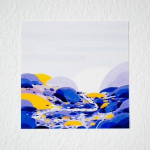 Abstract Landscape 03 Square Art Print image 8