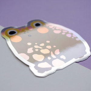 Chonky Frog Holographic Sticker image 3