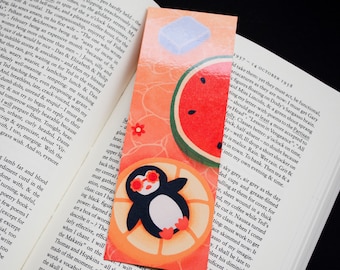 Summer Penguin Bookmark