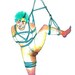 Suspension - Shibari Trans Art Print 