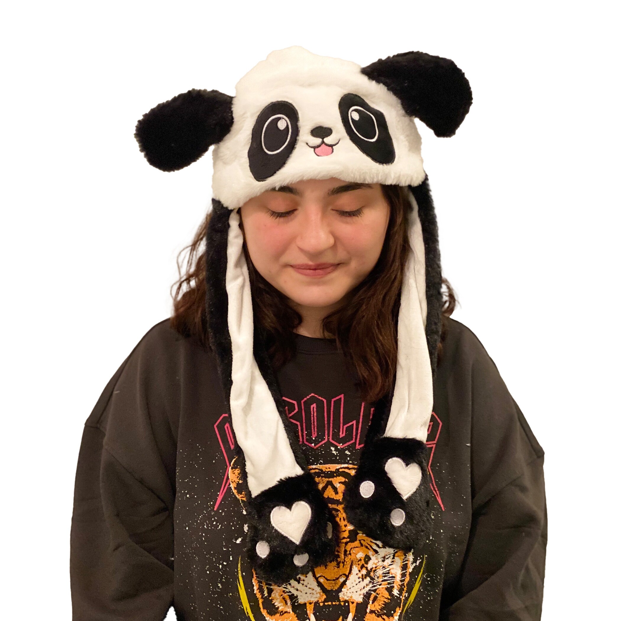 Panda Moving Ears Hat - Etsy