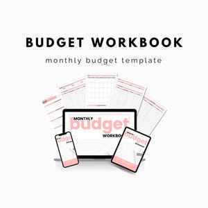 Cuaderno de trabajo de presupuesto mensual
