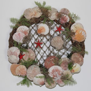 Grapevine Shell Wreath