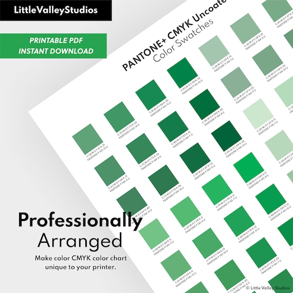 pantone-green-chart
