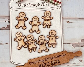 Personalized Christmas Ornament for Grandma - Perfect Batch Ornament - Personalized Family Ornament -2024 Ornaments