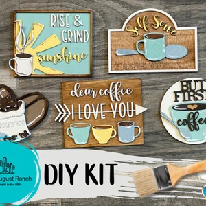 Coffee Tiered Tray Decor Bundle DIY - Coffee DIY - Rise and Shine