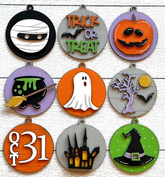 3D Ornament Pumpkin 3 Pieces Laser Cut Out Unfinished ORN312 3D Ornament Pumpkin 3 Pieces Laser Cut Out Unfinished ORN312