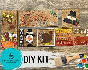 Fall Farm Square DIY Decor - Fall Pumpkin Patch DIY Bundle