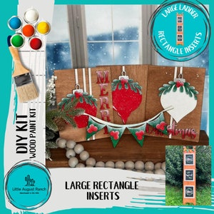 Large 42&quot; Interchangeable Ladder with Starter Set - Wood Blanks for Painting and Crafting