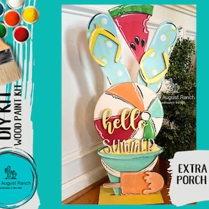 Summer Porch Sign - Hello Summer Beach Decor
