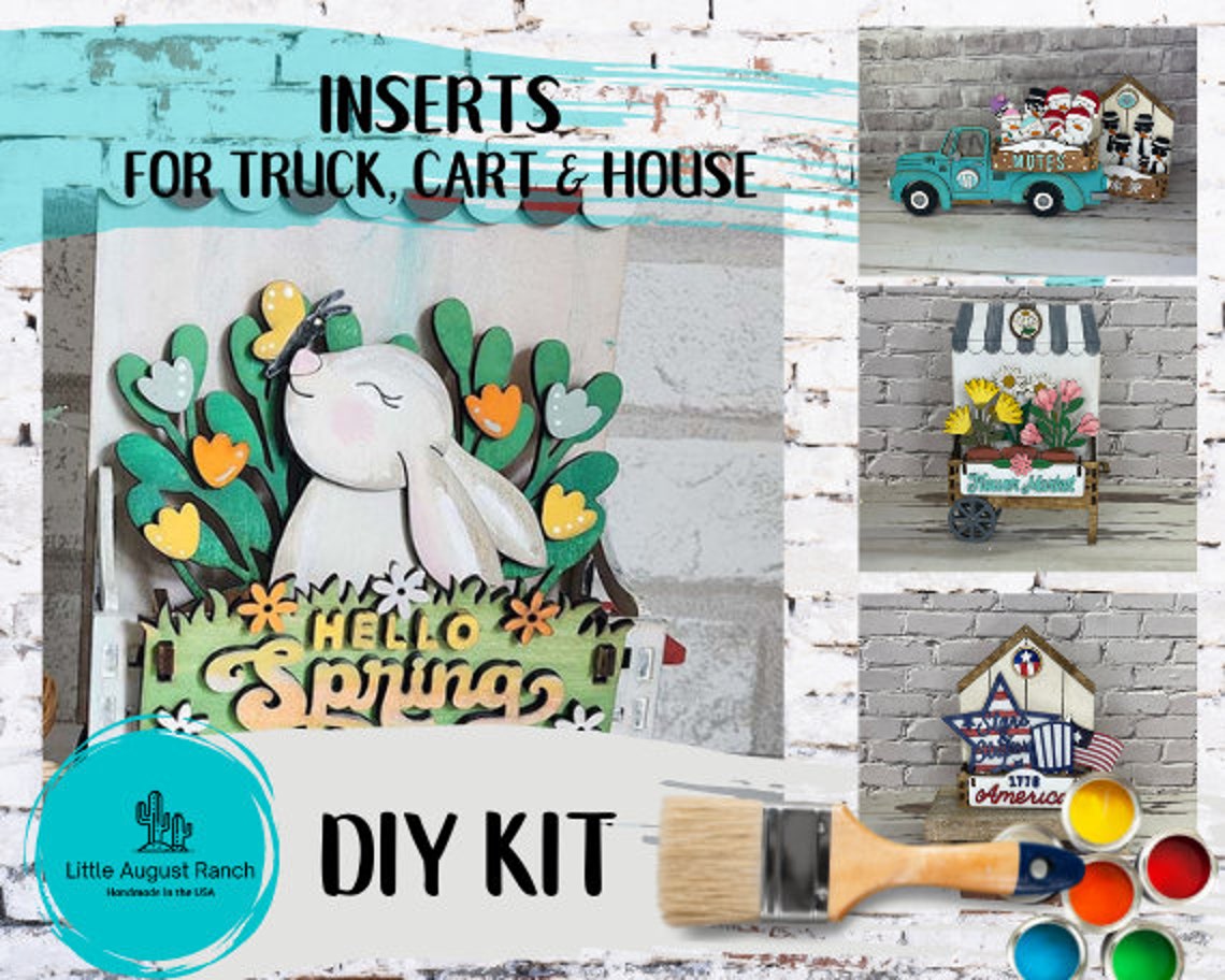 Welcome Spring Insert Hello Spring Insert DIY -inserts for Interchangeable Inserts - Tiered ...