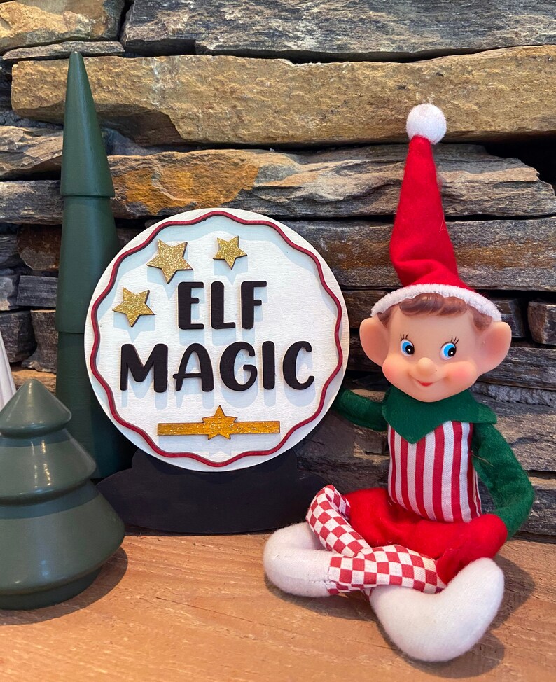 Christmas Elf Prop Kit Set 1 - Paint It Yourself DIY Christmas Set - Etsy