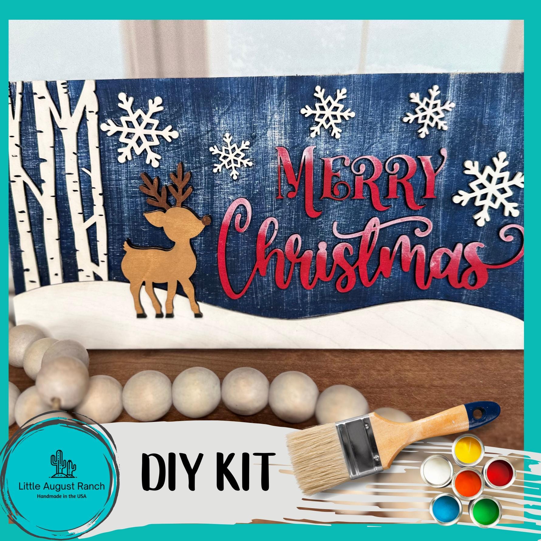 35 Stunning Christmas Fireplace Mantle Decor Ideas You'll Love: Festive Flair for Your Hearth 25 DIY Merry Christmas Deer Shelf & Mantel Sign - Paint-It-Yourself…