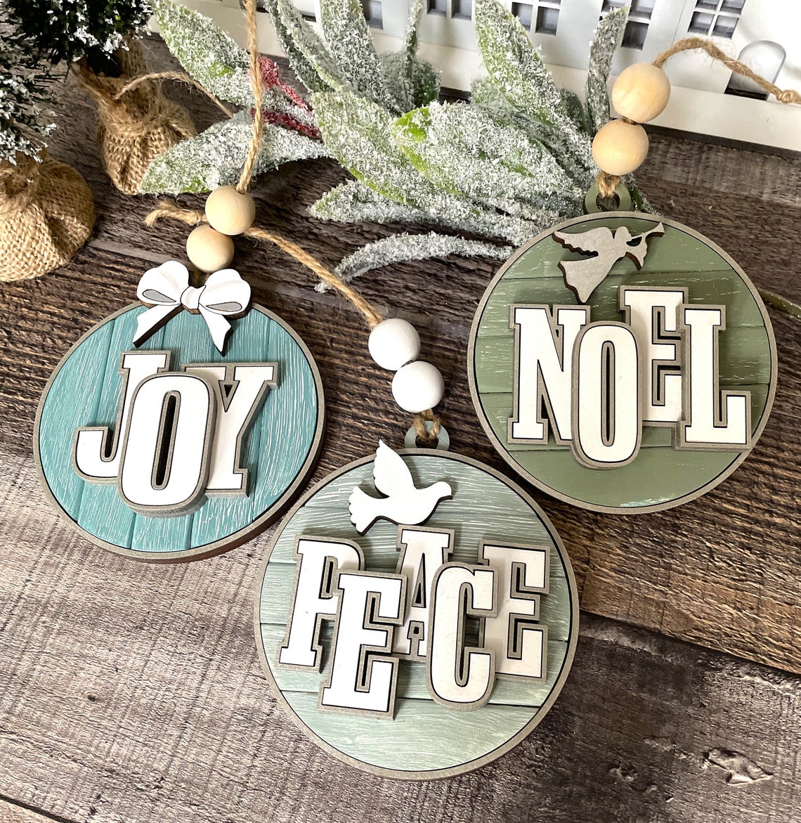 DIY Christmas Tree Ornament Wood Blanks Christian Christmas Etsy