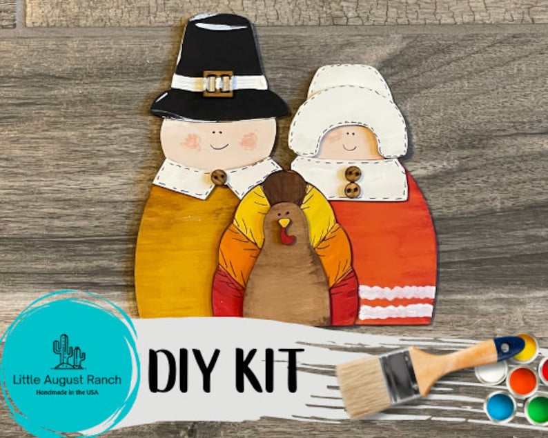 Pilgrim Tiered Tray Decor DIY - Paint It Yourself - Etsy