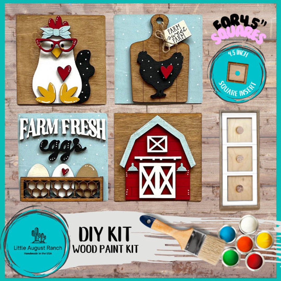 Farm Square DIY Tiles for 4.5