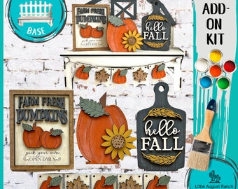 Fall Insert for our Bench Interchangeable Shelf Pieces , Decor for Shelf - Wood Blanks for Crafting and Painting