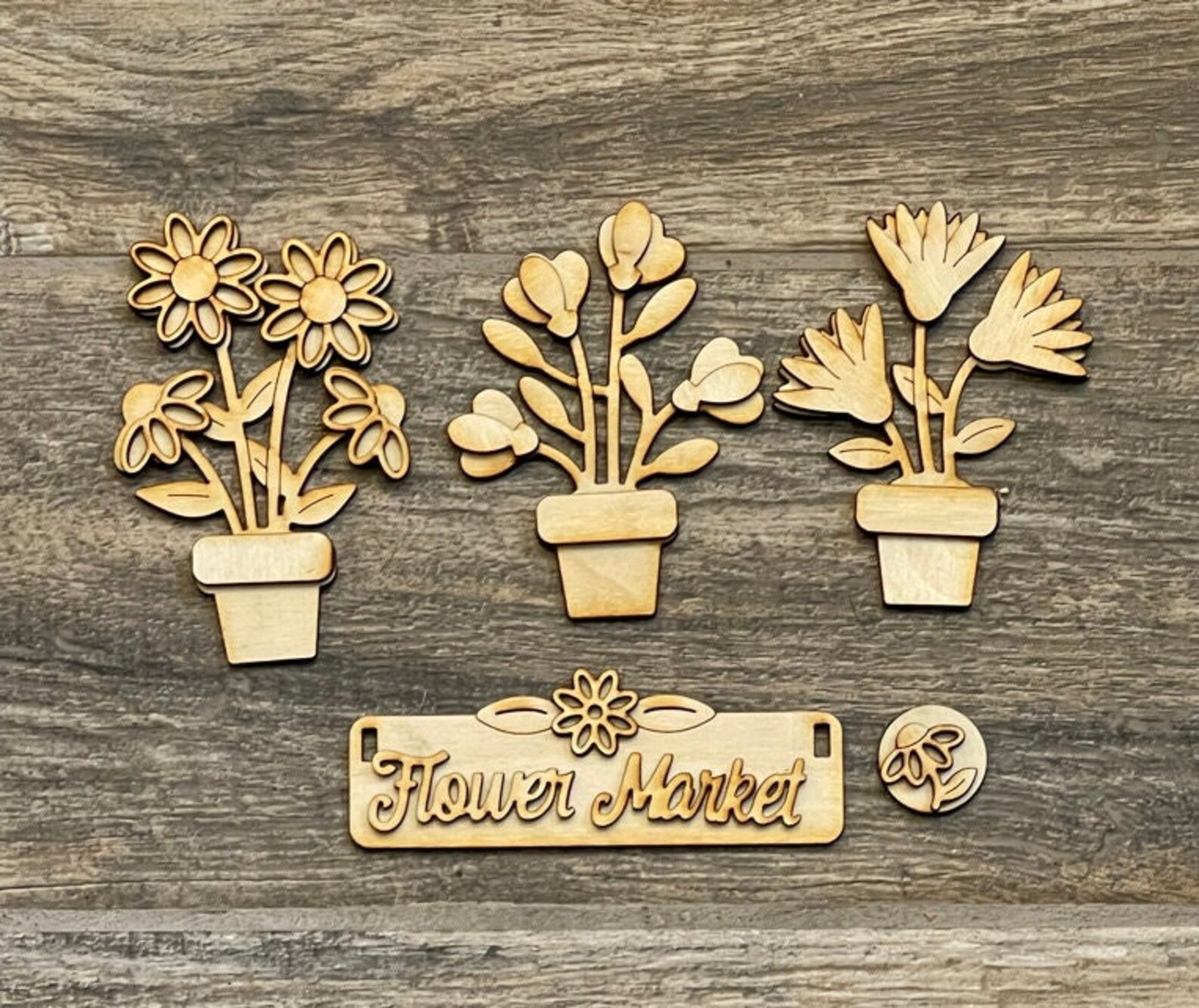 Flower Market Insert DIY inserts for Interchangeable Inserts - Etsy