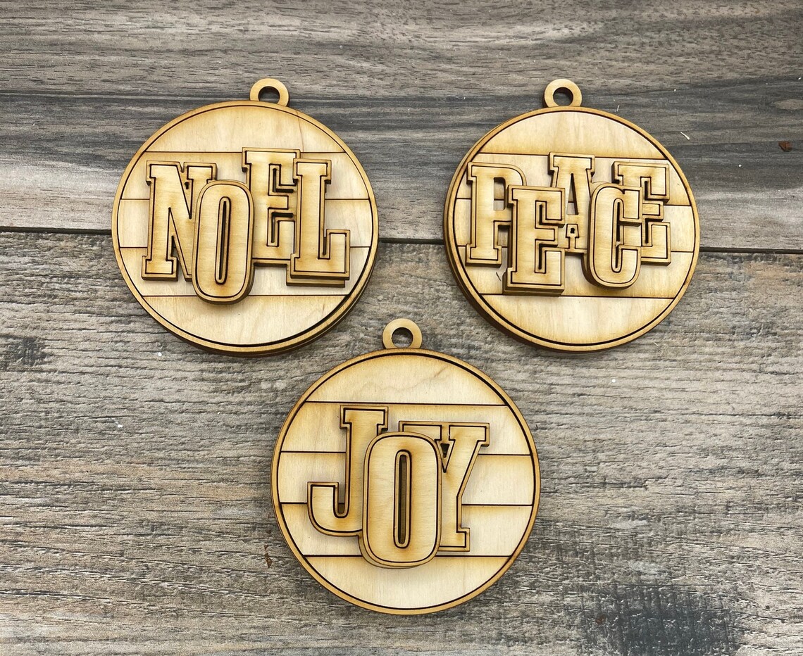 DIY Christmas Tree Ornament Wood Blanks Christian Christmas Etsy