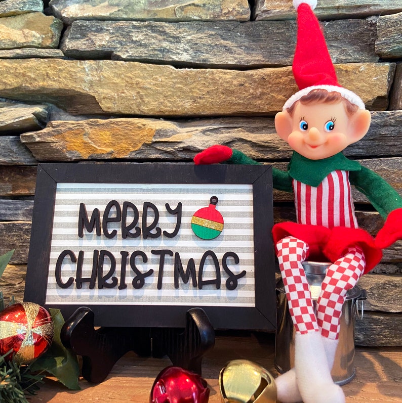 Christmas Elf Prop Kit Set 1 - Paint It Yourself DIY Christmas Set - Etsy