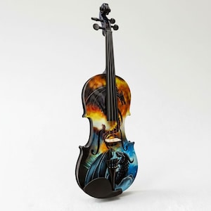 黒龍バイオリン - 手作りの装飾アートワーク