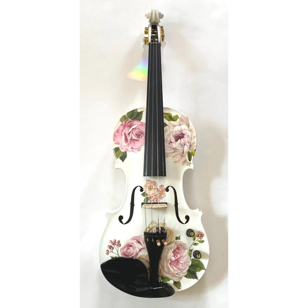 Rose Wedding Violin Electric Acoustic Outfit