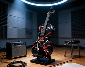 Wrap Electric Acoustic Violin Outfit w mechanical pegs