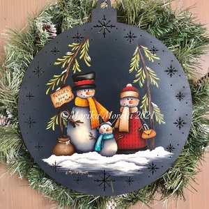 Country Painting Epattern - Snow Family - Marika Moretti Designs