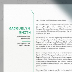 Professional Certified Simple Unique Resume and CV Cover Letter Template for Illustrator Admin Resume Template Instant Download image 4