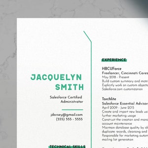 Professional Certified Simple Unique Resume and CV Cover Letter Template for Illustrator Admin Resume Template Instant Download image 3