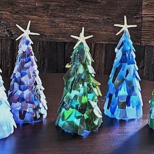DIY Lighted Sea Glass Tree Kits