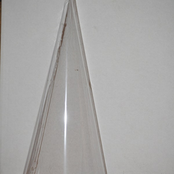 9" Plastic Cone - Used to make Sea Glass Tree Angel Tree Topper Quantity 1