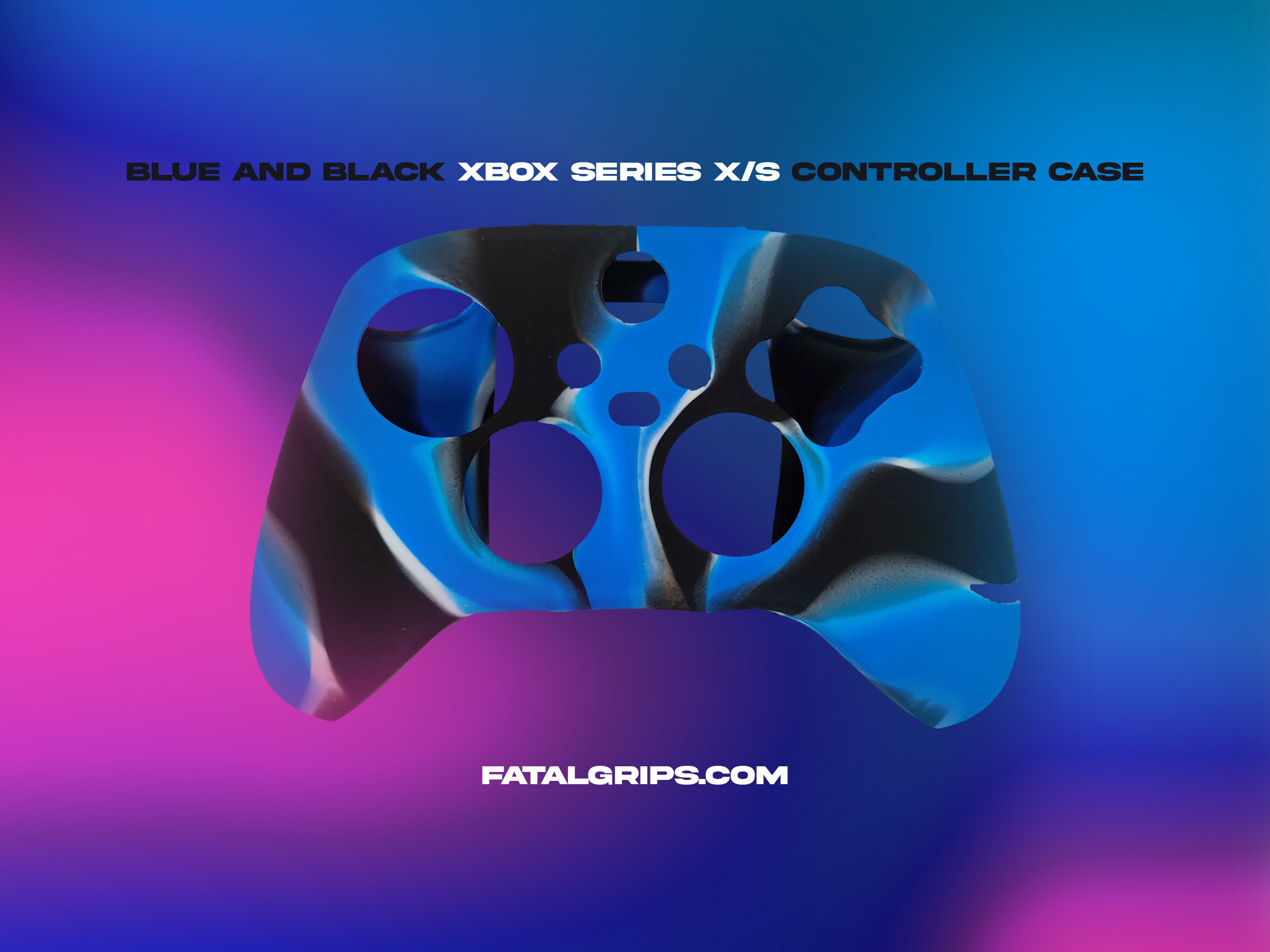 Deep Blue/black Xbox Series X Controller Case Silicone Skin 