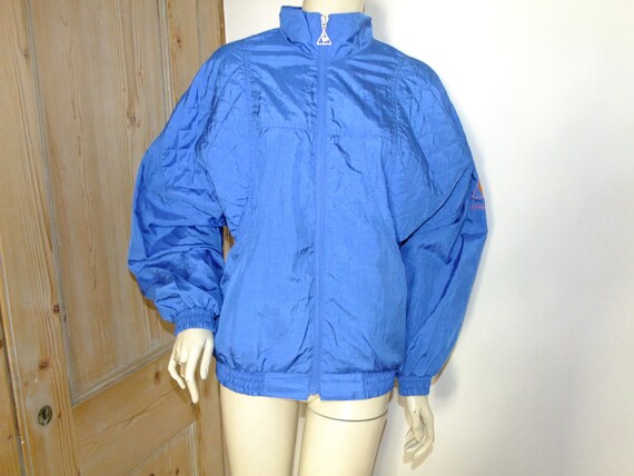 True Vintage 90s Shell Suit Top Track Jacket Nylo… - image 5