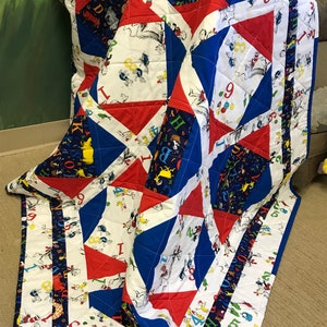 Dr. Seuss Handmade Kleinkind Quilt