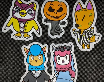 Creepy Crossing Sticker Set