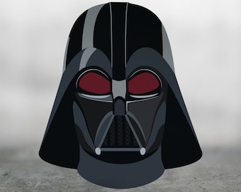 Casco Vader Pegatina