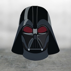 Vader Helm Sticker