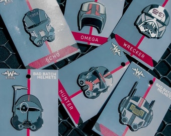 Bad Batch Helmet Pins