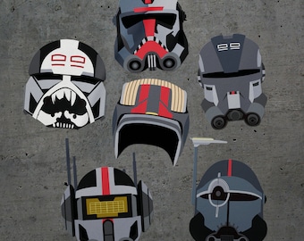 Pegatinas de casco de lote malo