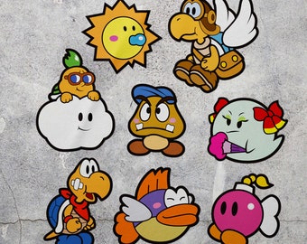 Paper Mario OG Squad Stickers