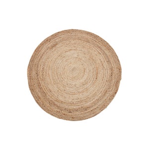 Round Jute Rug | Natural Fibre Decorative Floor Rug Phoenix Natural round