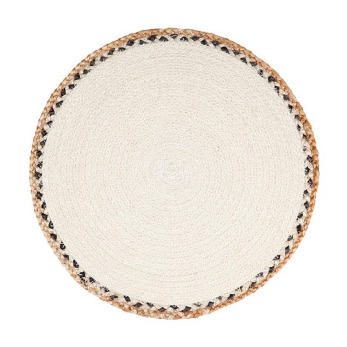 Round Jute Braided Placemat Set of 4 38 Cm Etsy Australia